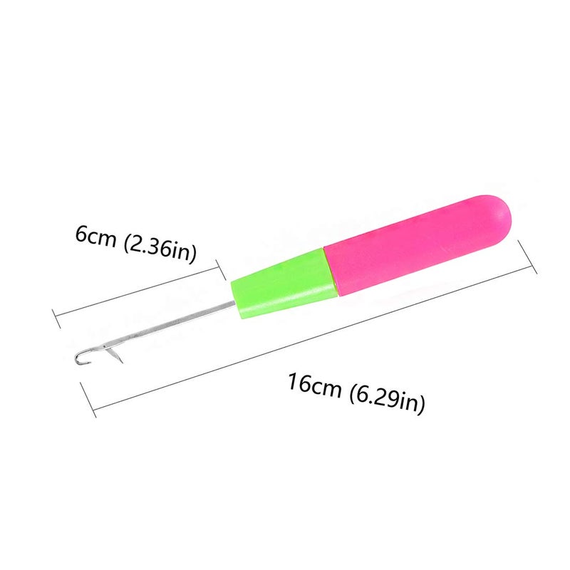 YONGYI Latch Hook Crochet Needle,2Pcs Latch Hook Tool,Big Crochet Needle 5.0mm(0.2inch),Small Crochet Needle3.8 mm(0.15inch) - Image 4